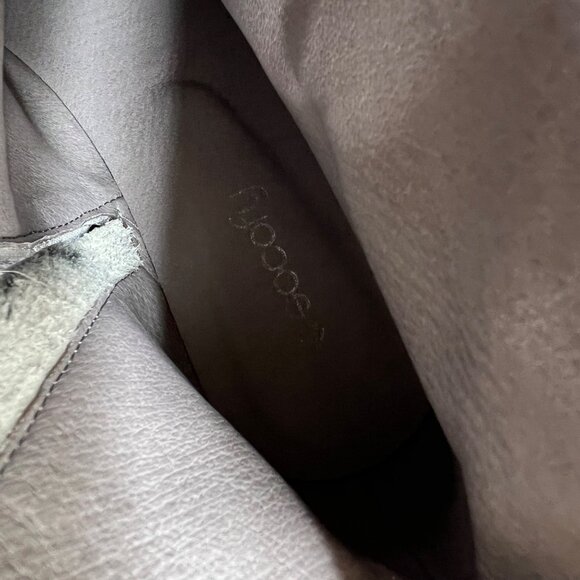 Socofy Floral Dimensional Black Leather Ankle Boots Size 41 - Picture 12 of 16